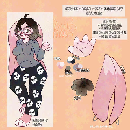 Fursona ref sheet